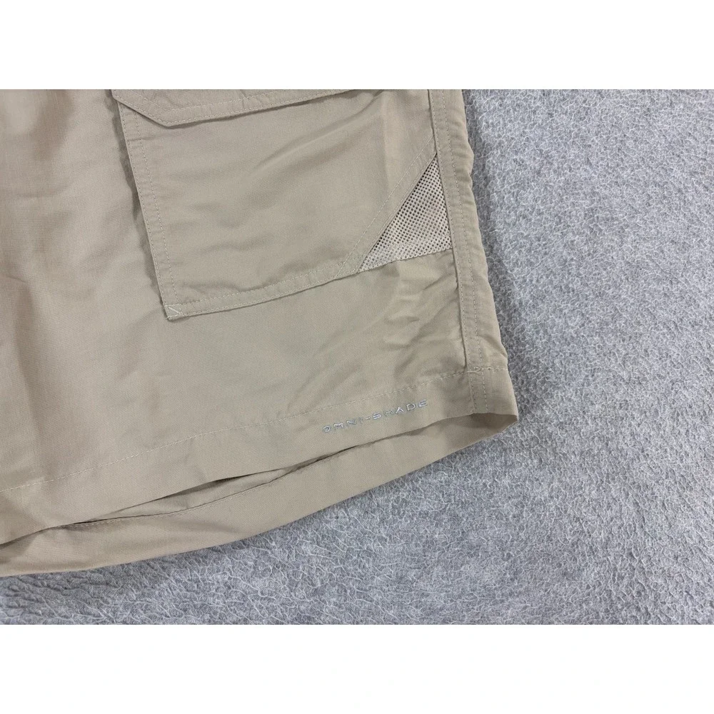 NWT Columbia Cargo Hiking Travel Shorts (Men's 36) Tan - 10